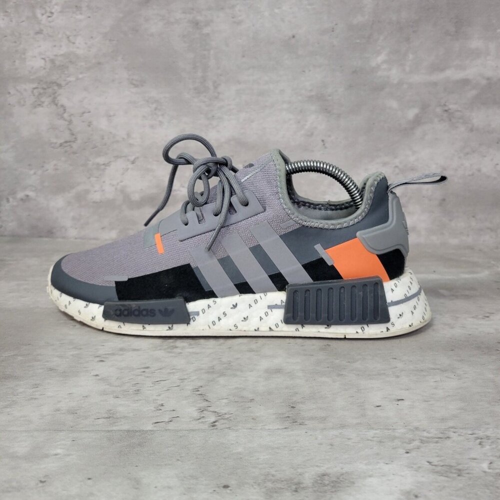 adidas Gray and Orange Sneakers